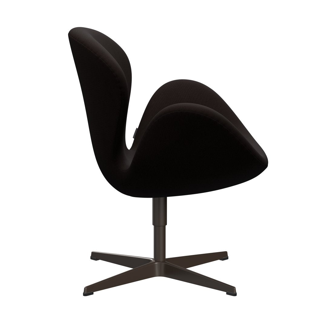 Fritz Hansen Swan Lounge Chair, Brown Bronze/Fame mørkebrun