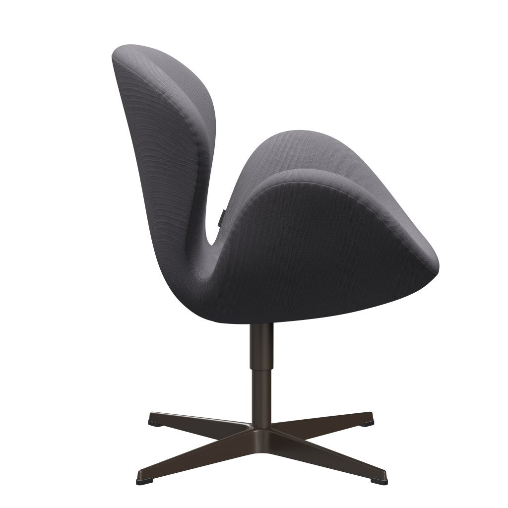 Fritz Hansen Swan Lounge Chair, Brown Bronze/Fame Gray (60078)