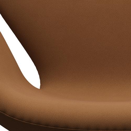 Sedia da salone Fritz Hansen Swan, bronzo marrone/fama marrone chiaro (61131)