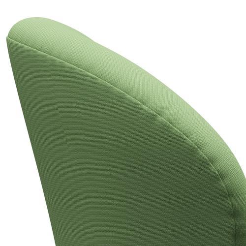 Fritz Hansen Chaise salon de cygne, bronze brun / renommée vert clair