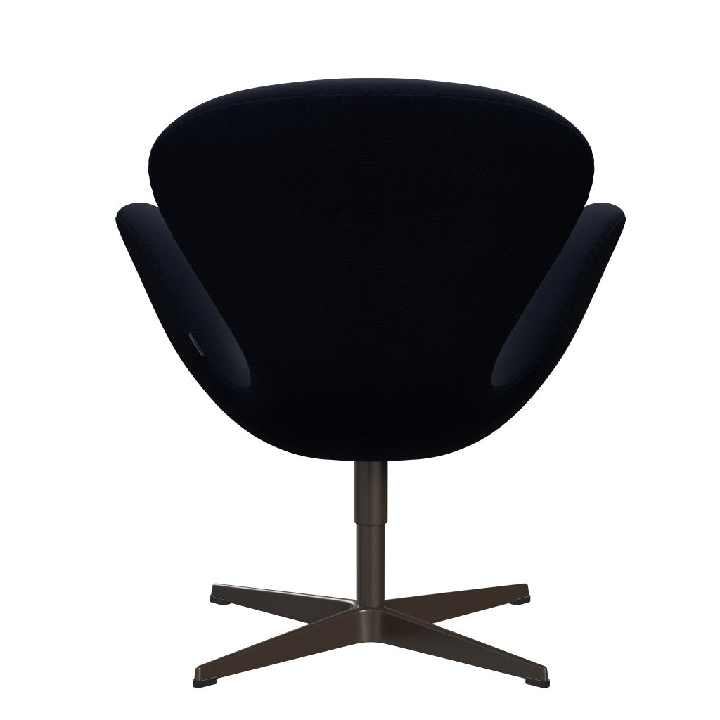 Sedia da salone Fritz Hansen Swan, bronzo marrone/fama blu (66061)