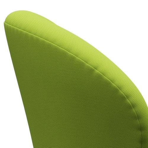 Fritz Hansen Swan Lounge -stoel, bruin brons/roem neon groen