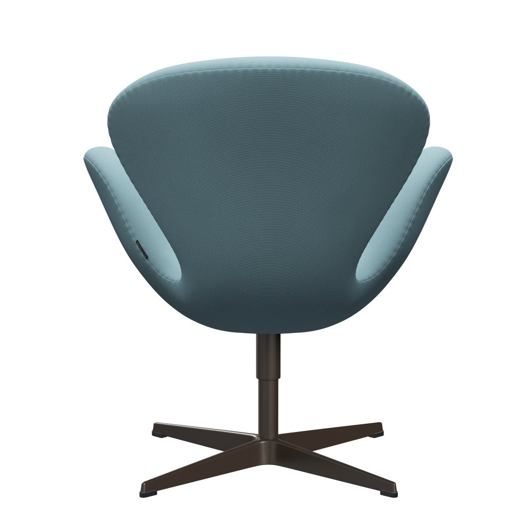 Fritz Hansen Swan Lounge stól, Brown Bronze/Fame Turquoise Light