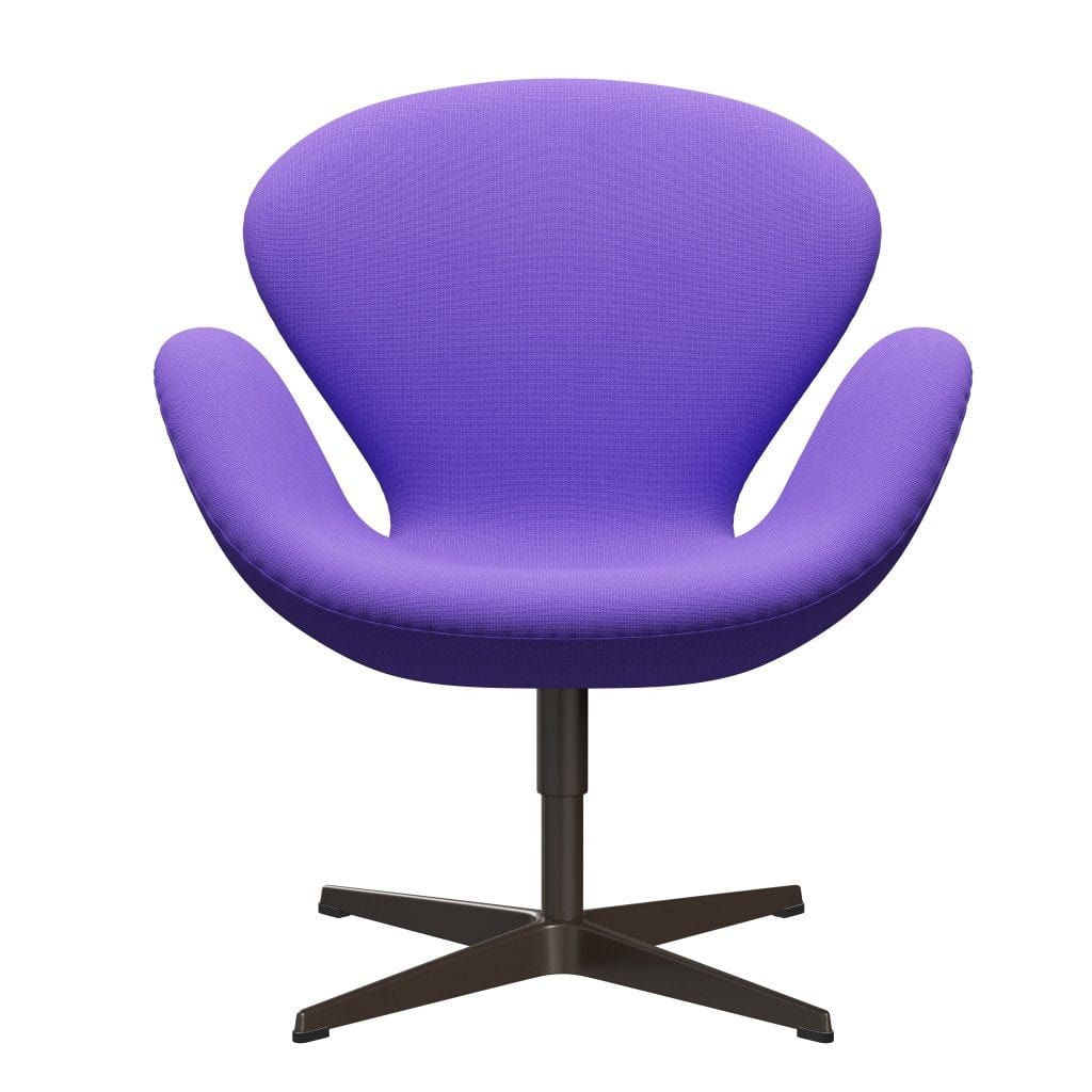 Fritz Hansen Swan Lounge stol, brun bronze/berømmelse violet lys