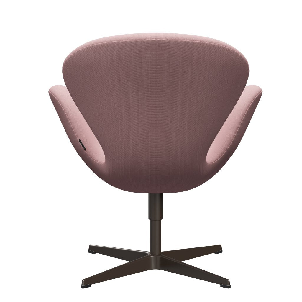 Fritz Hansen Swan Lounge -stoel, bruin brons/roem warm paars