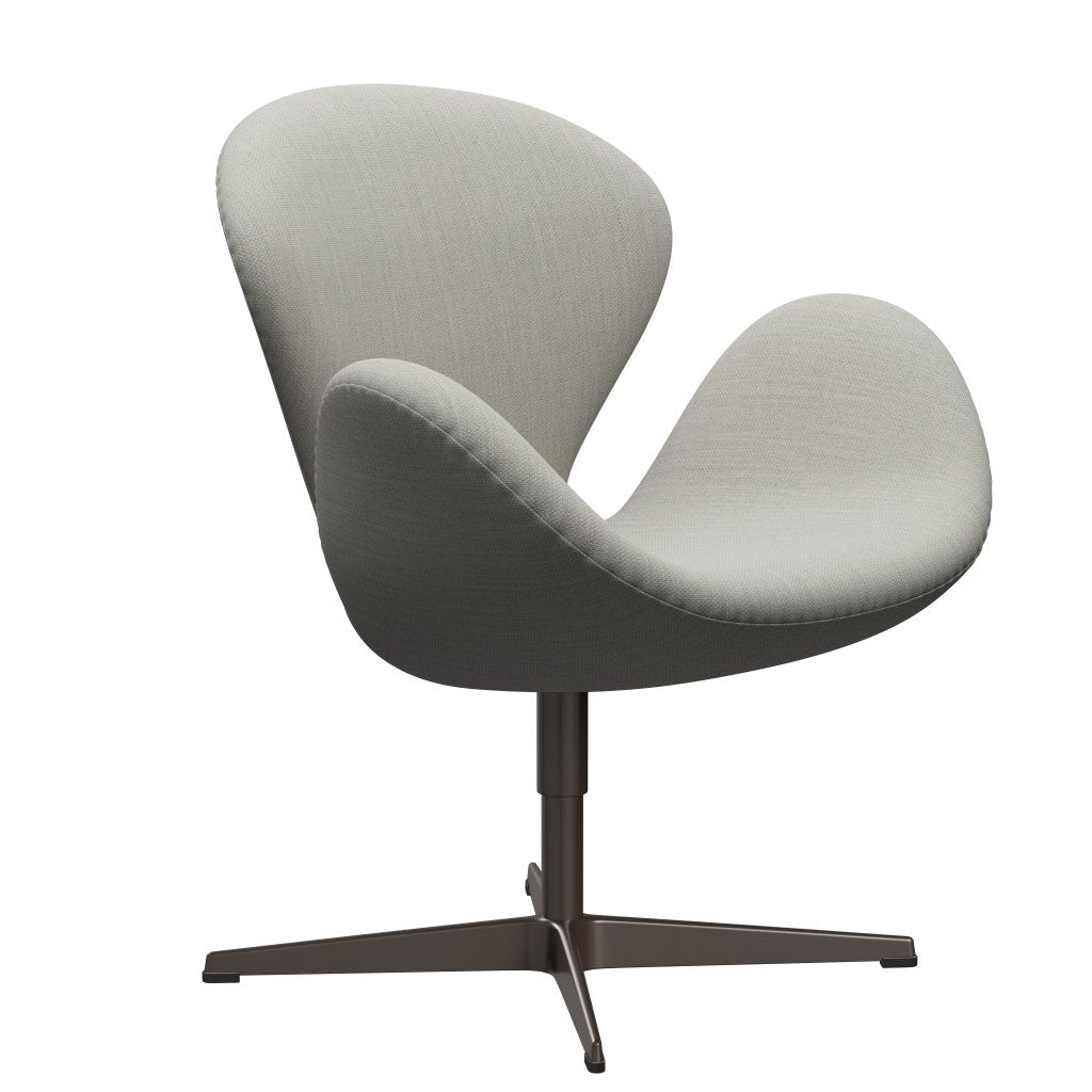 Fritz Hansen Swan Lounge Chair, braune Bronze/Fiord -Beige/Stein