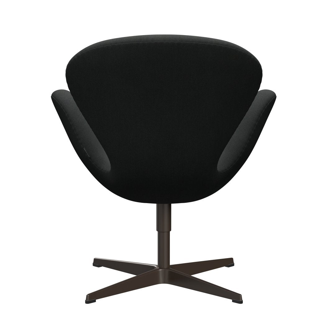 Sedia da salone Fritz Hansen Swan, bronzo marrone/grigio carbone fiord