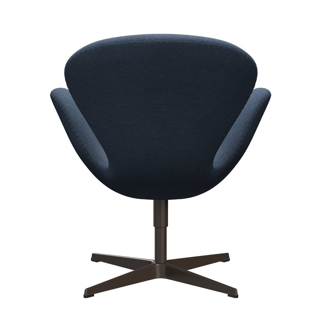 Sedia da salone Fritz Hansen Swan, bronzo marrone/costruzione scura/grigio