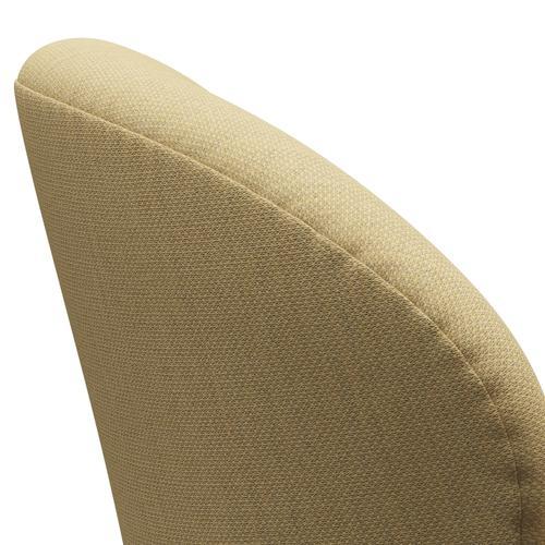 Fritz Hansen Chaise de salon de cygne, bronze brun / fiord jaune fin