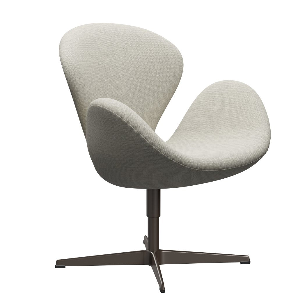 Fritz Hansen Chaise salon de cygne, bronze brun / gris fiord