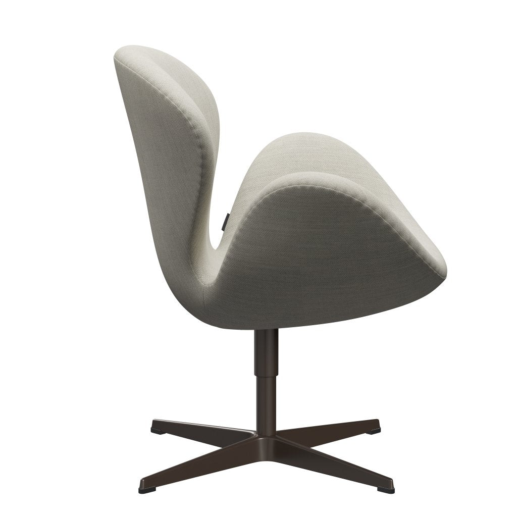 Fritz Hansen Swan Lounge Chair, Brown Bronze/Fiord Gray