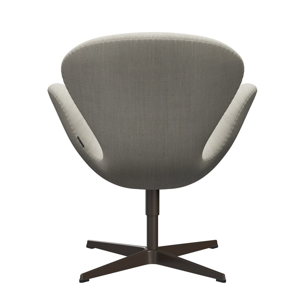 Sedia da salone Fritz Hansen Swan, bronzo marrone/fiord grigio