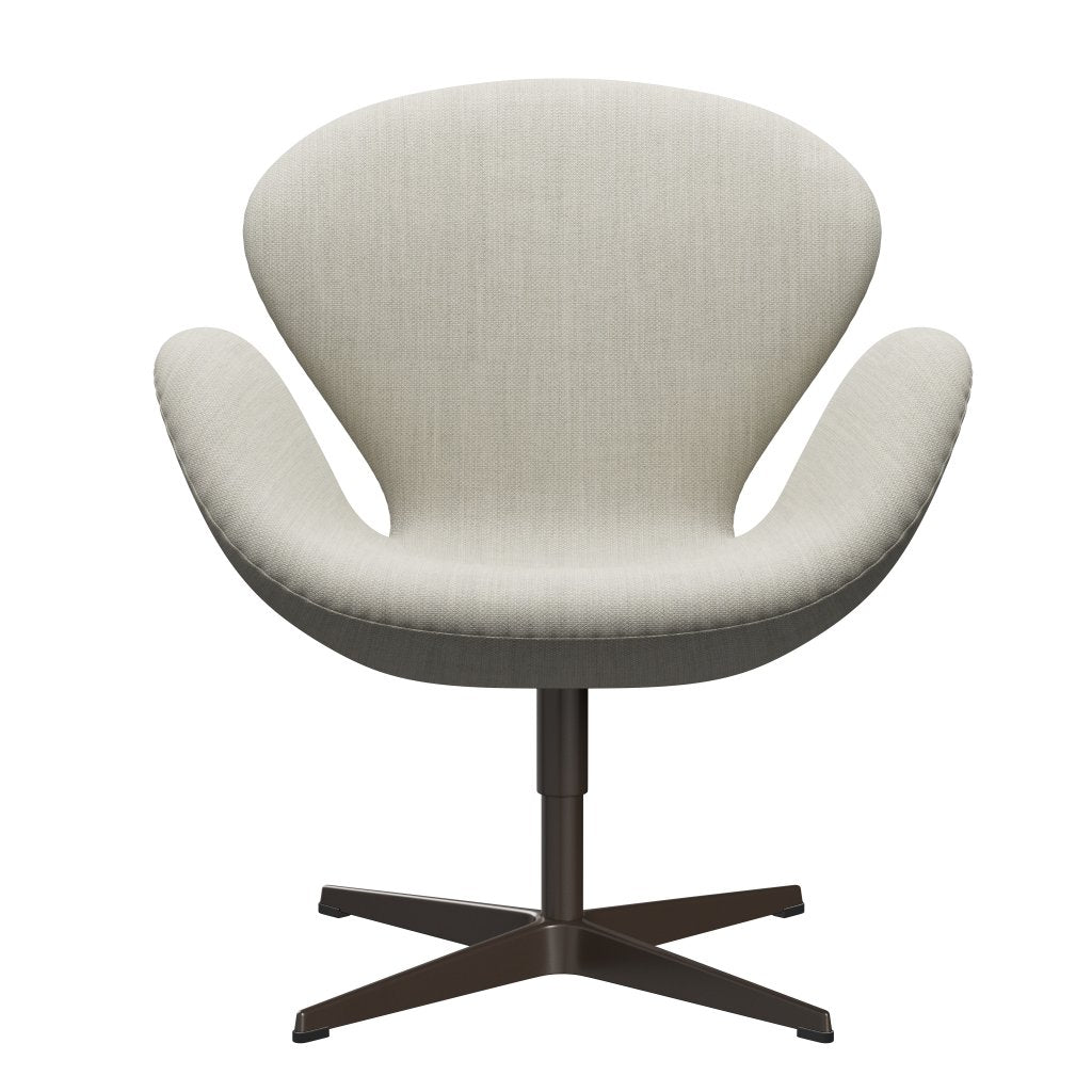 Sedia da salone Fritz Hansen Swan, bronzo marrone/fiord grigio