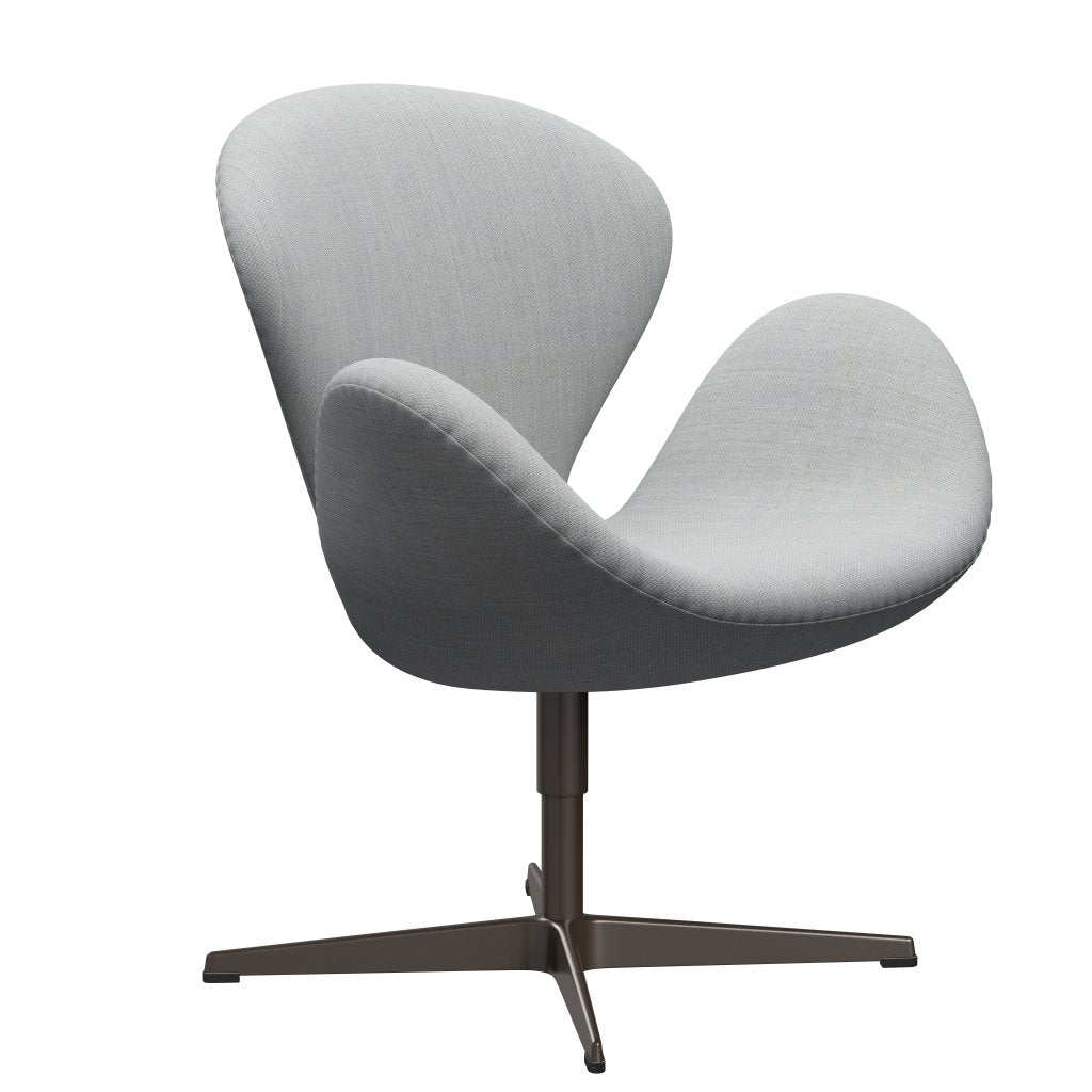 Fritz Hansen Chaise salon de cygne, bronze brun / gris fiord / gris moyen