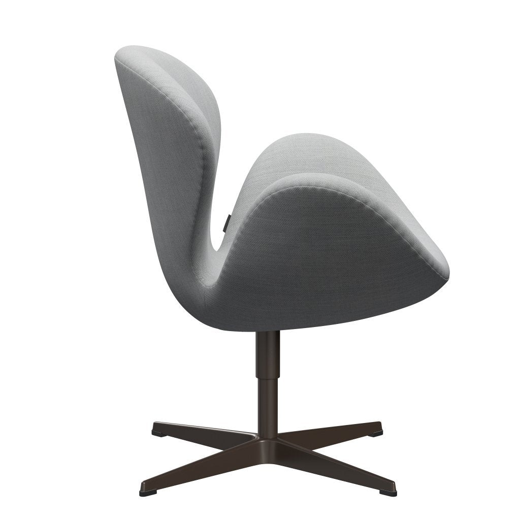 Fritz Hansen Swan Lounge -stoel, bruin brons/fiord grijs/medium grijs