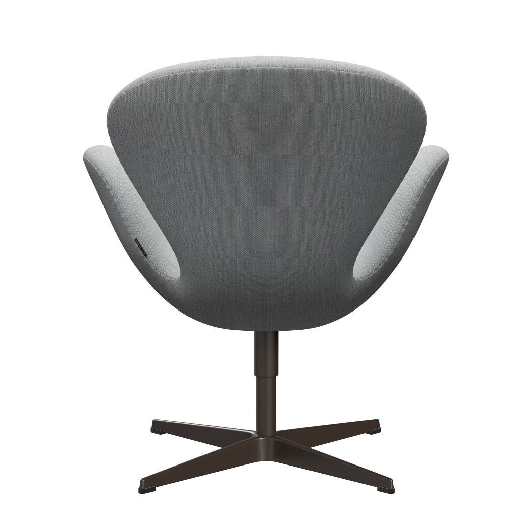 Fritz Hansen Swan Lounge Stuhl, braune Bronze/Fiordgrau/mittelgrau