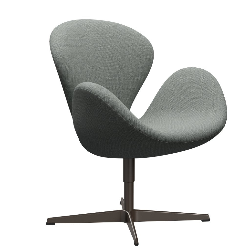 Fritz Hansen Swan Lounge -stoel, bruin brons/fiord medium grijs