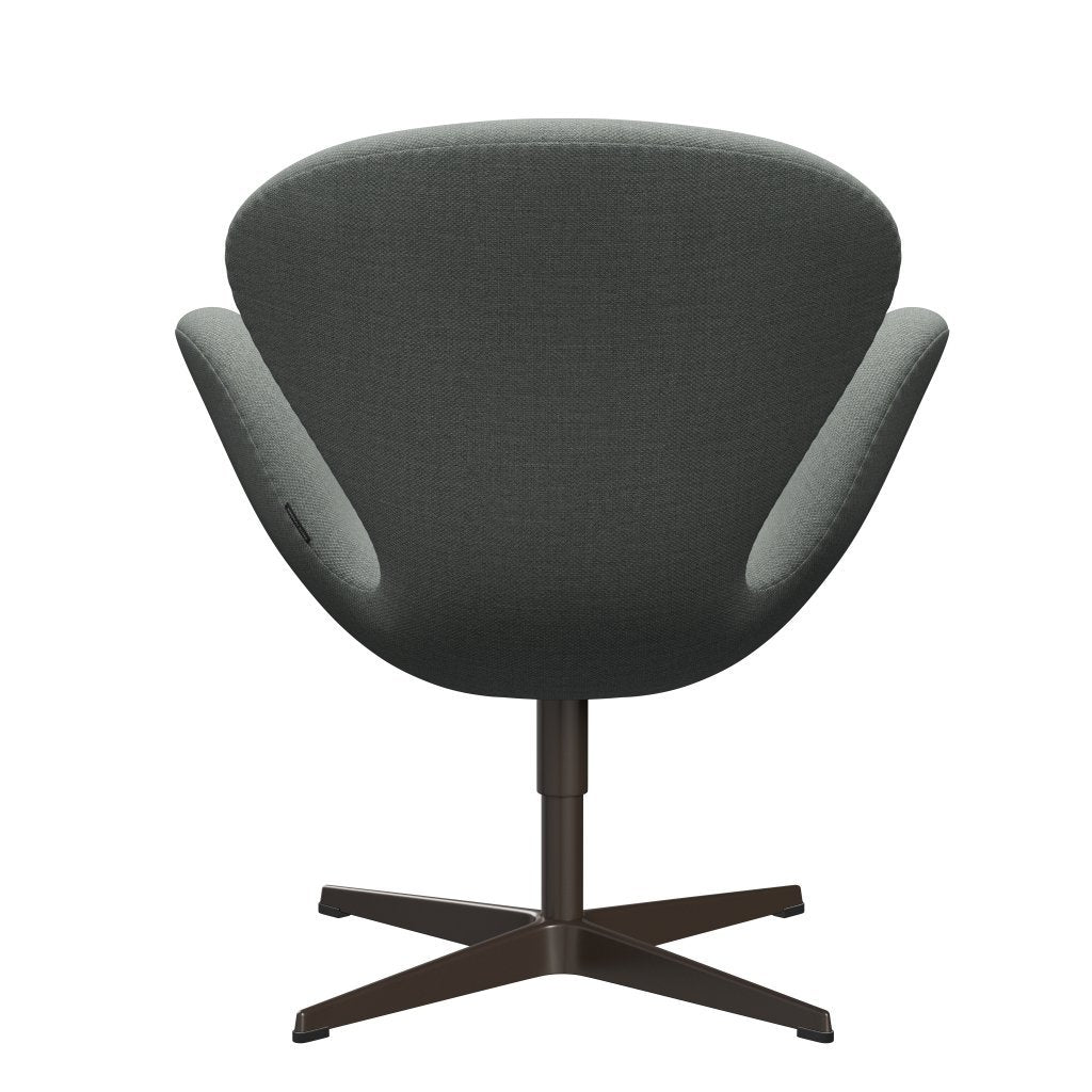 Fritz Hansen Swan Lounge -stoel, bruin brons/fiord medium grijs