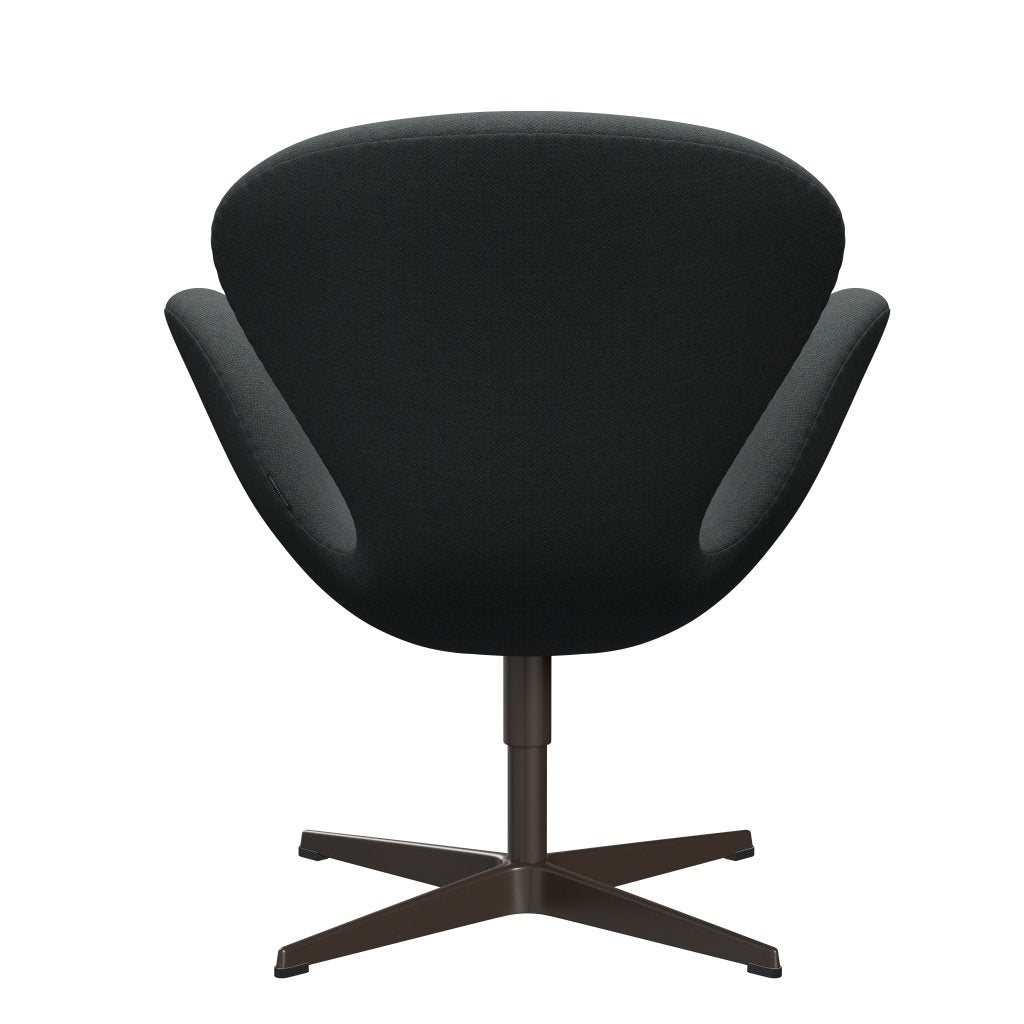 Fritz Hansen Swan Lounge stoel, bruin brons/fiord medium grijs/donkergrijs