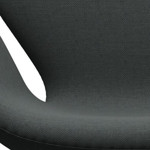 Fritz Hansen Chaise salon de cygne, bronze brun / gris moyen et gris foncé