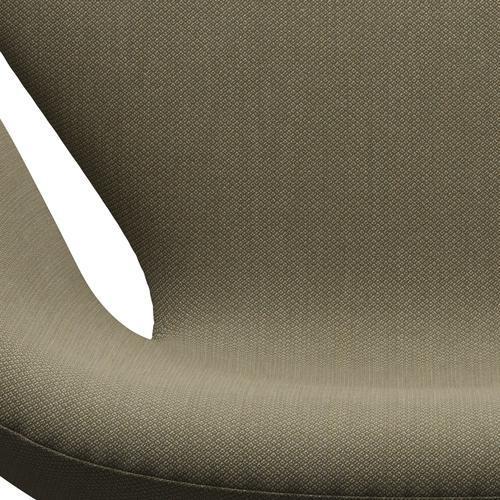 Sedia da salone Fritz Hansen Swan, bronzo marrone/fiord verde oliva/pietra