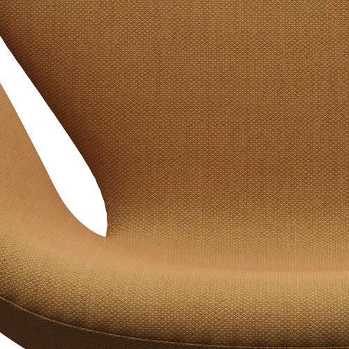 Sedia da salone Fritz Hansen Swan, bronzo marrone/arancione