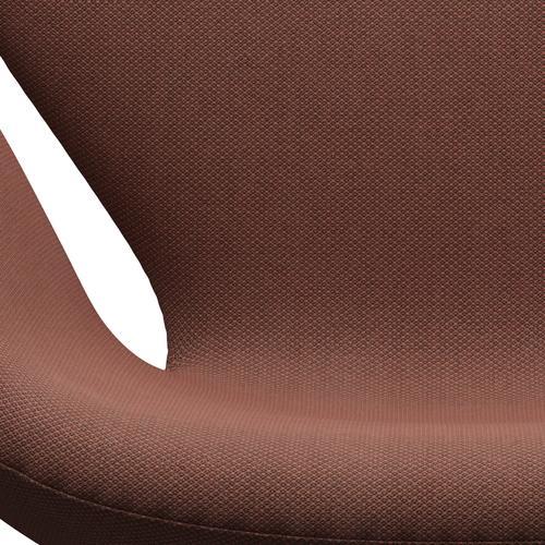 Sedia da salone Fritz Hansen Swan, bronzo marrone/rosa fiord