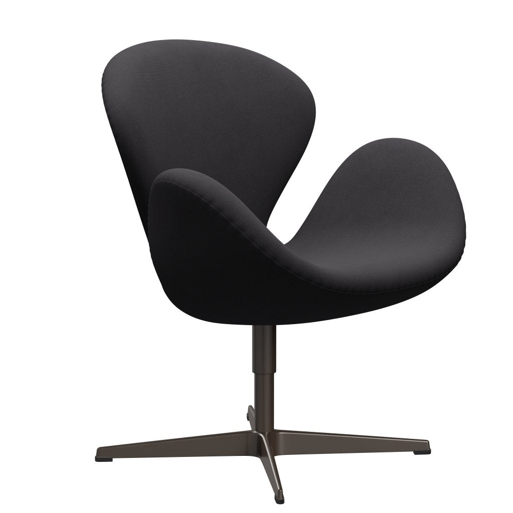 Fritz Hansen Swan Lounge Chair, bronce marrón/fiord negro