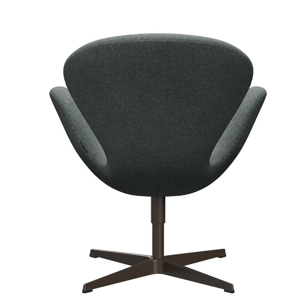 Fritz Hansen Swan Lounge Stuhl, braune Bronze/Hallingdalgrau