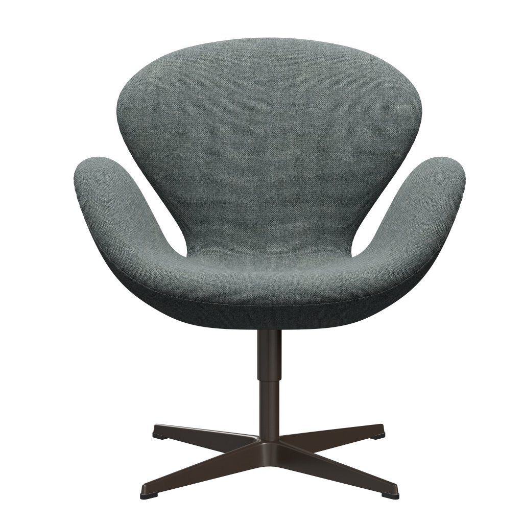 Fritz Hansen Swan Lounge Stuhl, braune Bronze/Hallingdalgrau