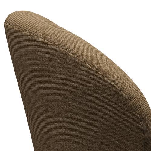 Fritz Hansen Chaise salon de cygne, bronze brun / marron clair de Hallingdal