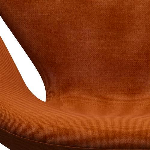 Sedia da salotto Fritz Hansen Swan, bronzo marrone/arancione di Hallingdal (547)