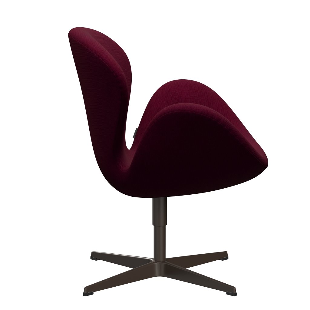 Fritz Hansen Swan Lounge Stuhl, braune Bronze/Hallingdal Pink Dunkelheit