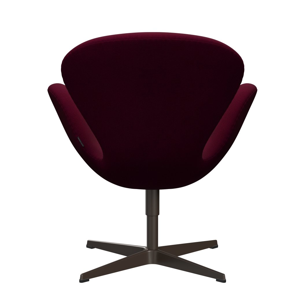 Fritz Hansen Swan Lounge Stuhl, braune Bronze/Hallingdal Pink Dunkelheit