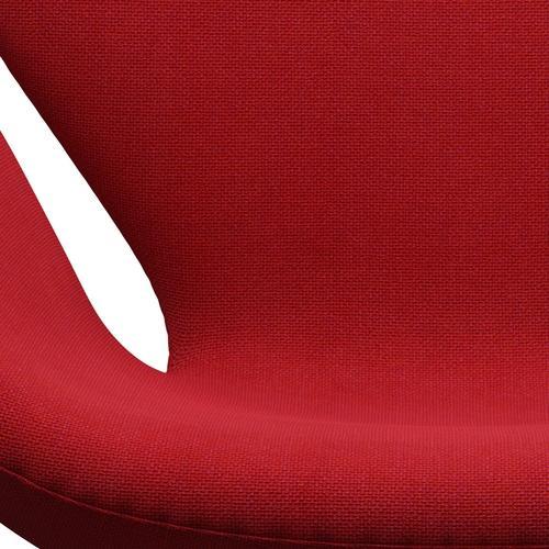 Fritz Hansen Swan Lounge -tuoli, ruskea pronssi/Hallingdal Red (680)