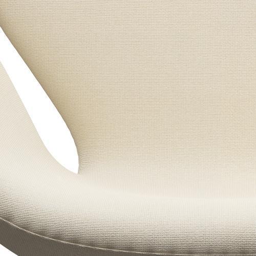 Fritz Hansen Swan Lounge -stoel, bruin brons/Hallingdal Wool wit