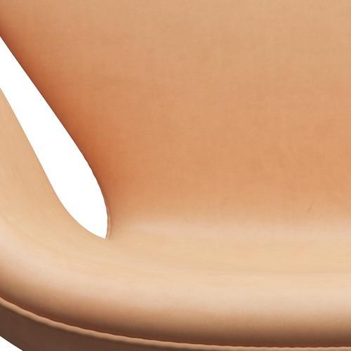 Fritz Hansen Swan Lounge -stoel, bruine bronzen/natuur natuur