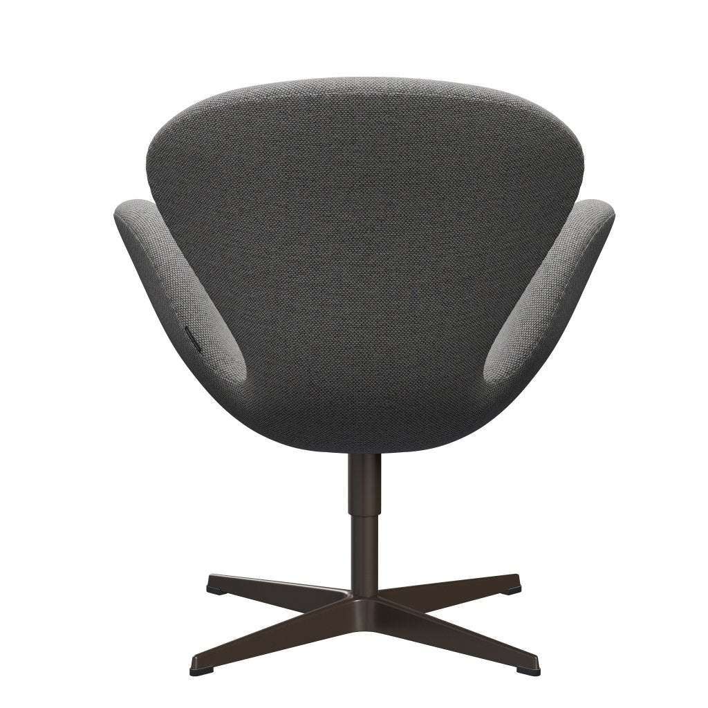 Fritz Hansen Swan Lounge stol, brun bronze/re uld uld hvid/naturlig