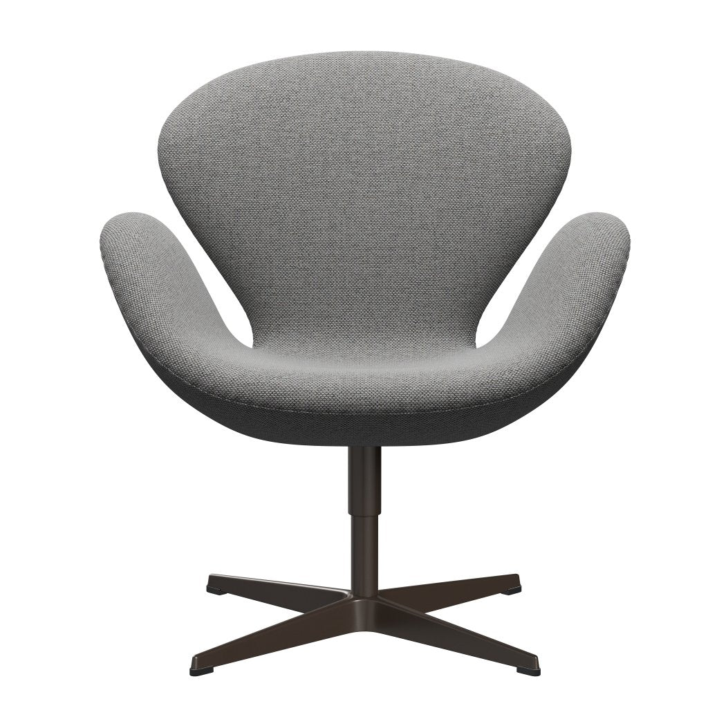 Fritz Hansen Swan Lounge stól, Brown Bronze/Re Wool Wool White/Natural