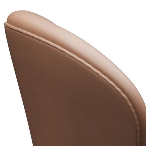 Fritz Hansen Chaise salon de cygne, bronze brun / rustique rustique