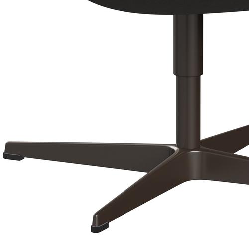 Fritz Hansen Swan Lounge -stoel, bruin brons/staalcut medium grijs