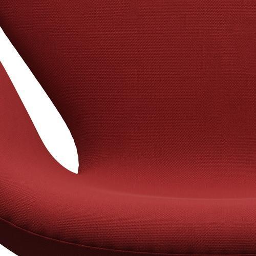 Sedia da salone Fritz Hansen Swan, bronzo marrone/rosso d'acciaio