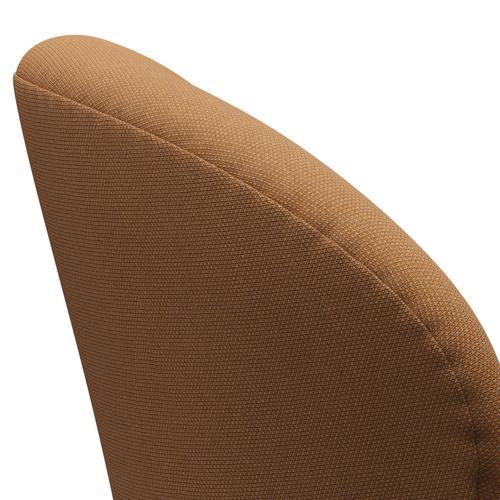 Fritz Hansen Swan Lounge Chair, Brown Bronze/Steelcut Trio Camel