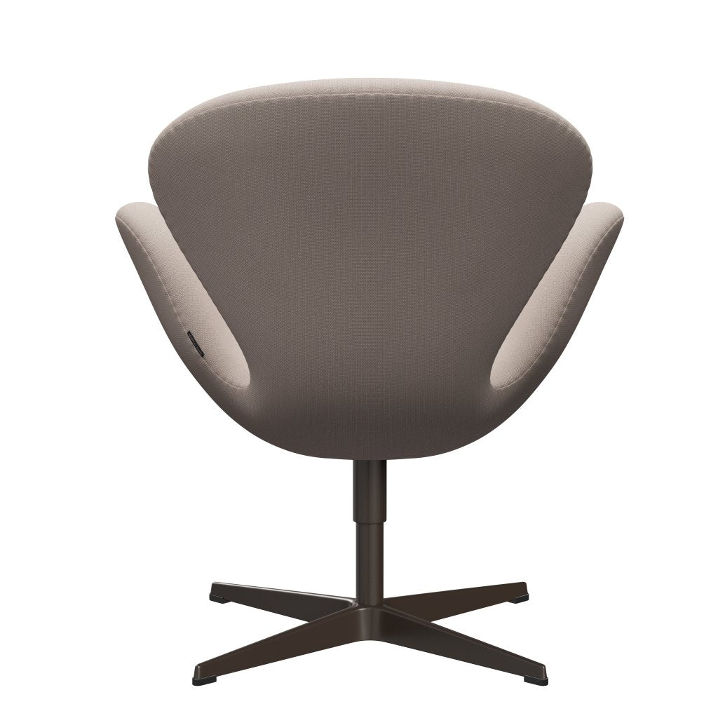 Fritz Hansen Swan Lounge stól, brún brons/steelcut tríó létt beige