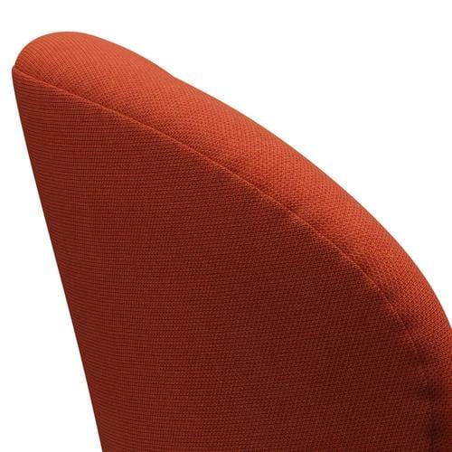 Fritz Hansen Swan Lounge stol, brun bronze/stålcut trio orange