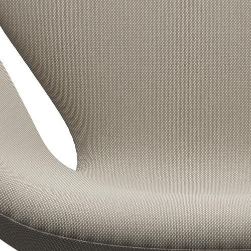 Sedia fritz Hansen Swan Lounge, bronzo marrone/taglio in acciaio sabbia