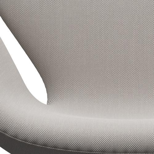 Sedia da salone Fritz Hansen Swan, bronzo marrone/taglio di acciaio bianco e grigio