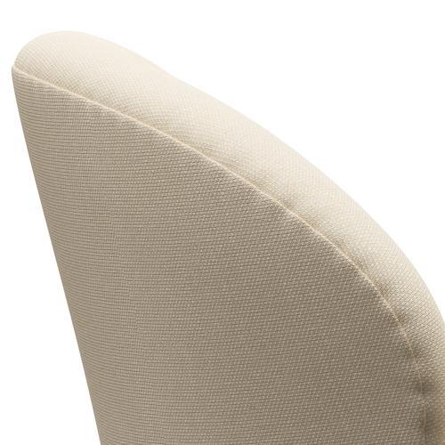 Fritz Hansen Chaise salon de cygne, bronze brun / blanc en acier