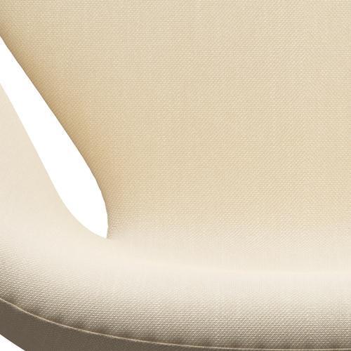 Fritz Hansen Swan Lounge -stoel, bruin brons/staalcut wit