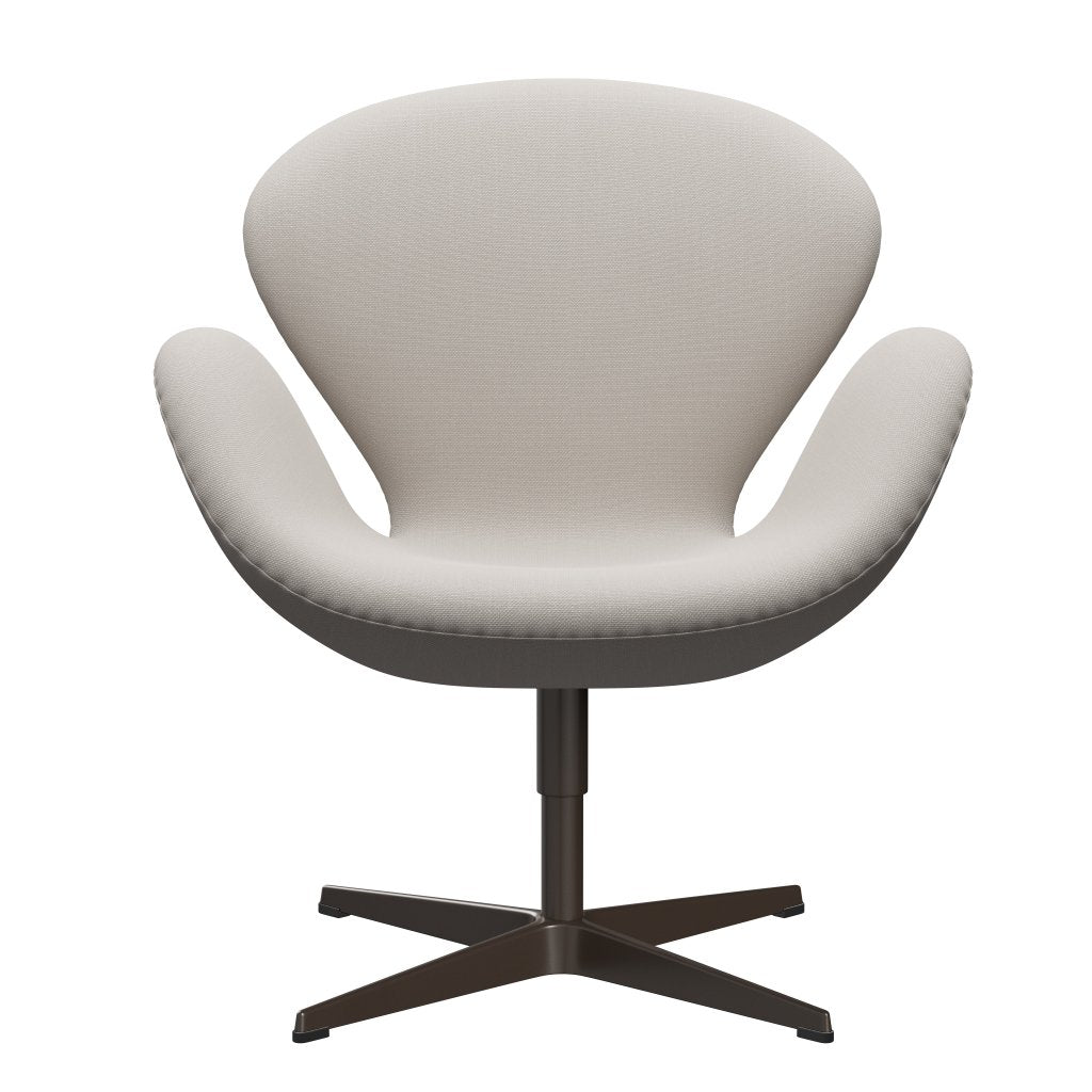 Fritz Hansen Swan Lounge stól, Brown Bronze/Steelcut Wool White